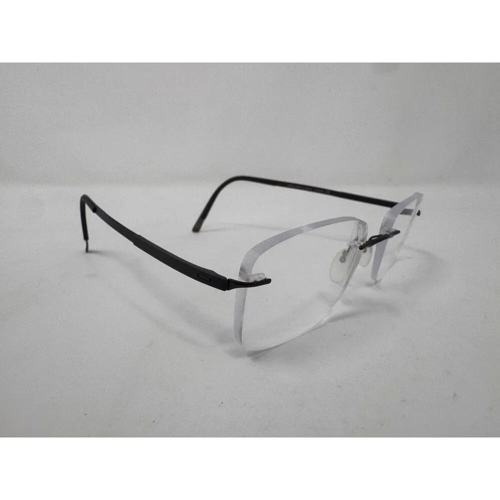 Silhouette 5416 40 6055 Titanium Bronze Gray Rimless Eyeglasses Frames 19 140